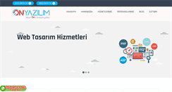 Desktop Screenshot of onyazilim.com