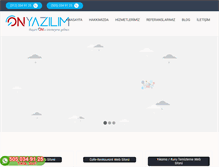 Tablet Screenshot of onyazilim.com